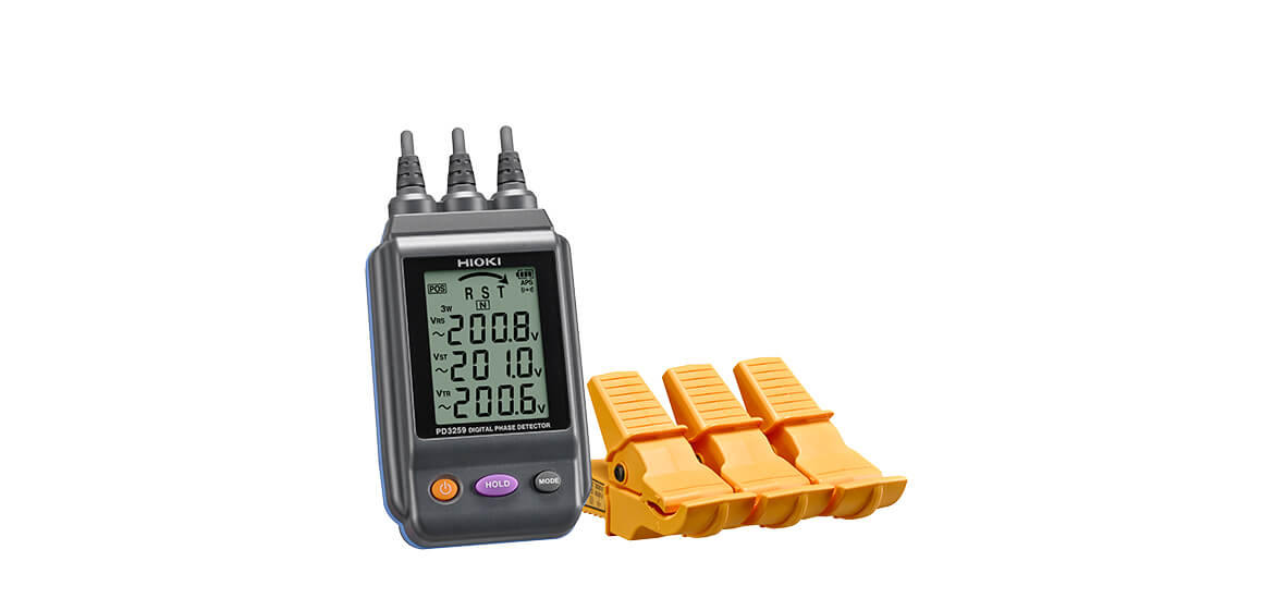 带电压表PD3259的相位检测器